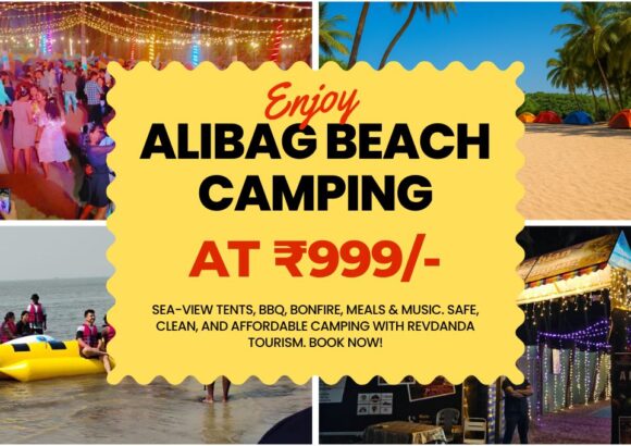 Revdanda Tourism – Alibagh Beach Camping @ ₹999 | Best Beachside Experience Near Mumbai