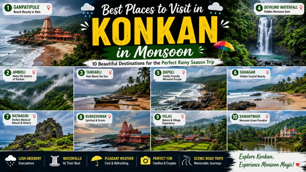 best places to visit in konkan in monsoon with family