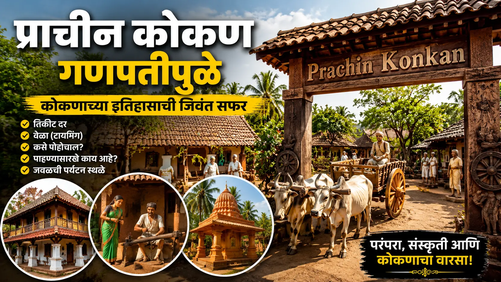 Prachin Konkan Ganpatipule – कोकणाच्या इतिहासाची जिवंत सफर